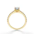 Pierścionek zaręczynowy owalny diament 1.0 ct SBPZ_048